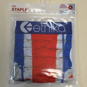 Ethika Vibrant Blue and Red Boxer Briefs